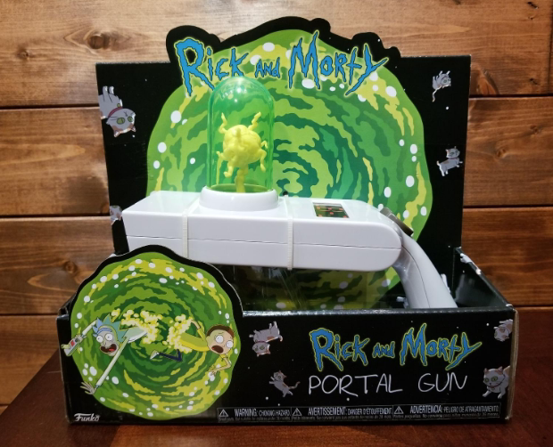 美国正版rick and morty 瑞克与莫蒂 portal gun 传送门枪玩具1:1