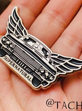 SPN邪恶力量supernatural impala dean destiel 烤漆金属徽章