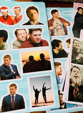 邪恶力量supernatural贴纸SPN cockles destiel真人贴纸