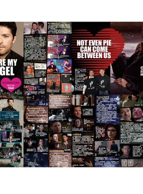 SPN邪恶力量supernatural destiel导航宣传册dean castiel文件夹