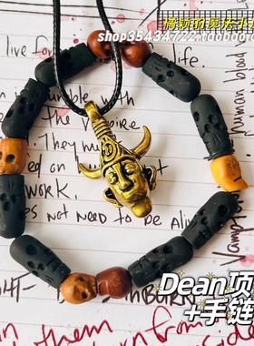 SPN邪恶力量supernatural dean winchester项链 同款吊坠立体双面