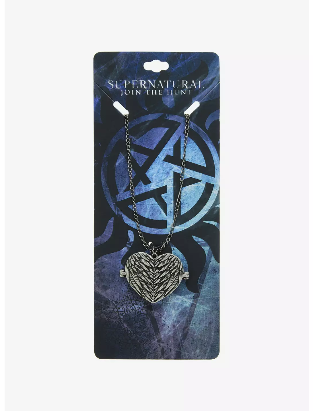 美国正版spn邪恶力量supernatural项链castiel天使翅膀可开关吊坠