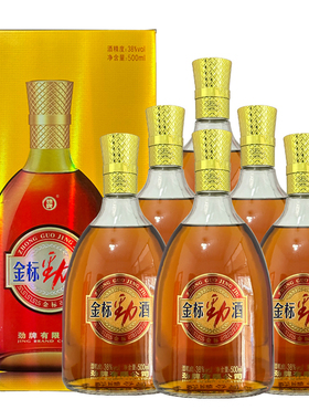 劲牌劲酒 中国劲酒金标38度500ml*2瓶/6瓶包邮配制酒劲牌礼盒