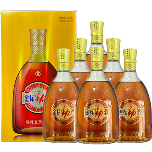 6瓶 劲牌劲酒 中国劲酒金标38度500ml 2瓶 配制酒劲牌礼盒 包邮