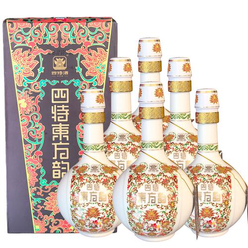 江西四特酒 四特东方韵弘韵42度/52度500ml*6瓶整箱装 特香型白酒 - 封面