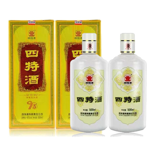 包邮 2瓶特香型白酒 5年 52度500ml 江西四特酒T5四特五年陈酿45度