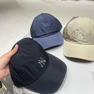 韩国MLB专柜正品25春夏款经典刺绣简约速干鸭舌帽棒球帽3ACPB055N
