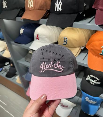 韩国MLB正品24夏季款复古做旧拼接刺绣百搭鸭舌帽棒球帽3ACPVL74N