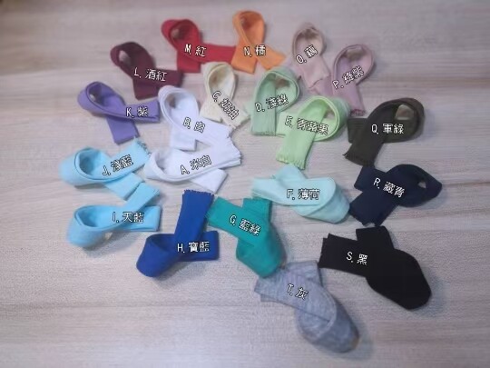 thumbnail for [Scarf, in stock] rainbow color scarf ob11/ob22/ob24 baby clothing accessories