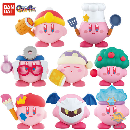 现货包邮 万代 无壳扭蛋 Kirby星之卡比2弹 Q版摆件玩具 游戏玩偶