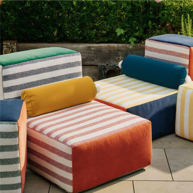 圆柱形抱枕简约设计圆形条纹抱枕靠枕沙发客厅卧室床头靠垫可拆洗,居家布艺,靠垫/抱枕,淘宝优惠券,粉丝福利购,淘宝优惠卷