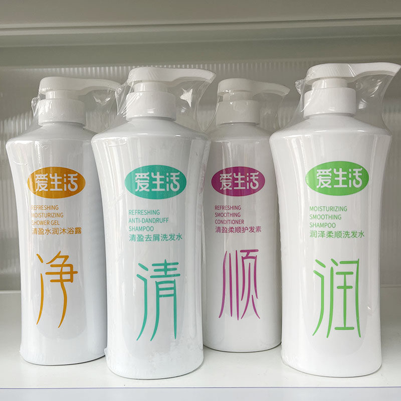 绿叶爱生活润泽柔顺洗发水清盈柔顺护发素清盈水润沐浴露清洁可选