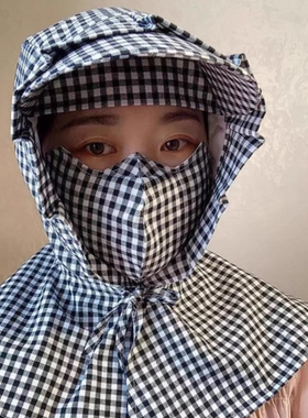 润木旺防晒帽外出干农活采摘