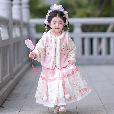 冬款女童可爱汉服加厚