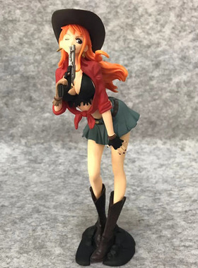 海贼王 TREASURE CRUISE 1 牛仔娜美 景品 盒装手办公仔摆件