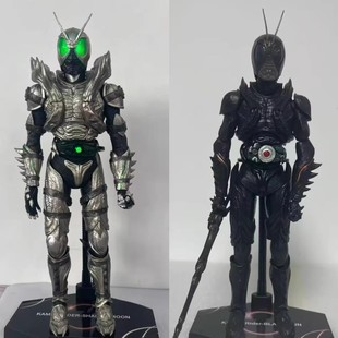 HC 假面骑士 黑日影月 真骨雕 可发光 可动人偶模型摆件 盒装手办