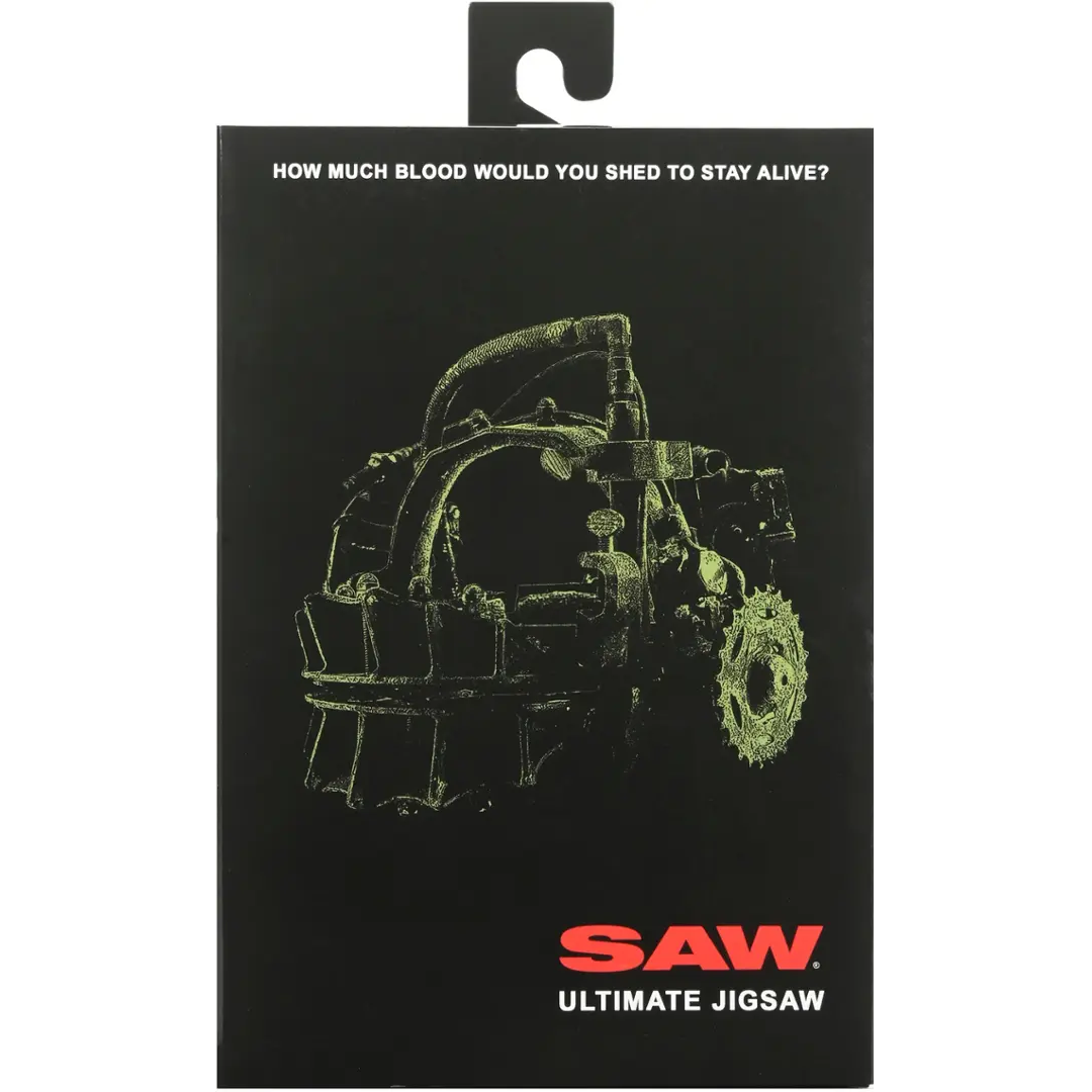 NECA 60611 电锯惊魂 拼图杀人狂 竖锯 黑袍7寸人偶