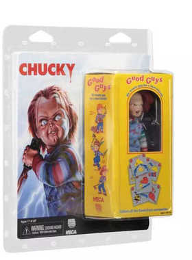 NECA 鬼娃回魂 鬼娃恰奇 chucky 人偶模型 布衣植发可动手办