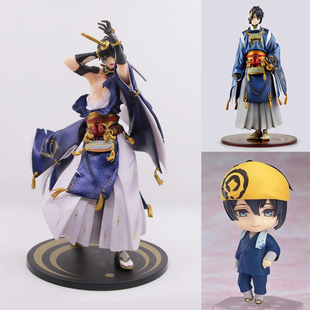 刀剑乱舞 GSC 真剑必杀 三爷 三日月宗近 萤丸 狐球 盒装手办