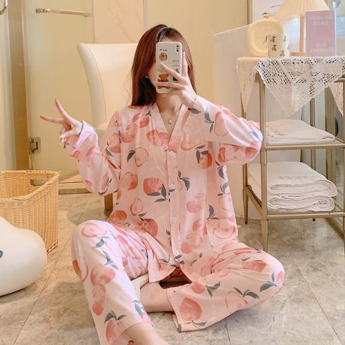 人造棉夏季薄款产后哺乳衣
