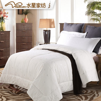水星家纺羊毛被芯冬季全棉羊绒被子冬被加厚保暖正品宿舍床上用品