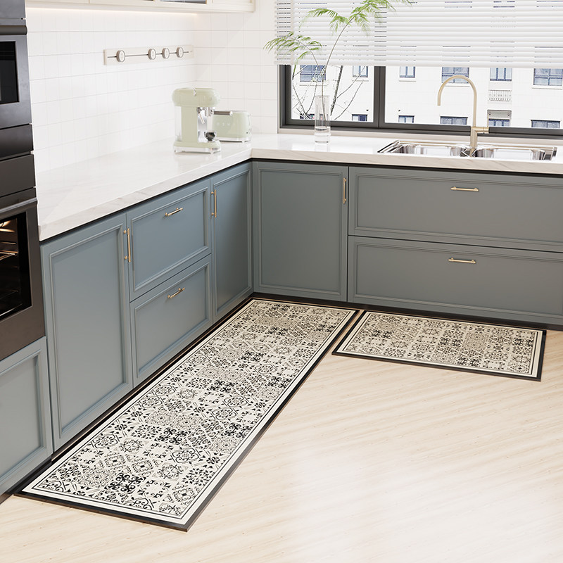 科技皮厨房地垫防滑防油可擦免洗地毯耐脏防水浴室脚垫子吸水吸油,居家布艺,厨房地垫,淘宝优惠券,粉丝福利购,淘宝优惠卷