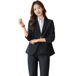 罗蒙女士西服套装2026秋季通勤都市职业装气质商务休闲正装套西女