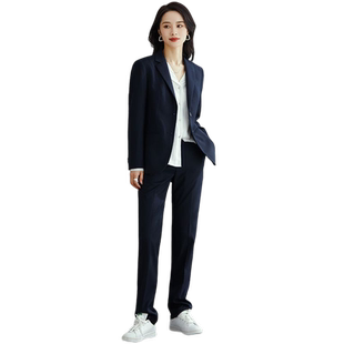 罗蒙女士西服套装2026秋季职业装修身气质显瘦商务休闲正装工作服