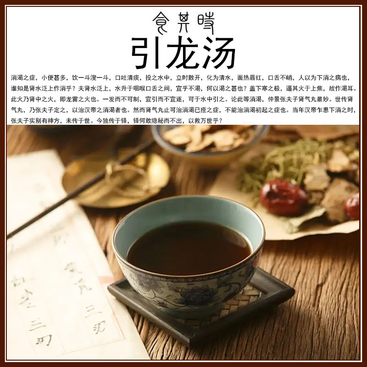 食其时 倪海厦陈士铎 引龙汤 消渴饮一溲一 口吐清痰面热唇红 2剂