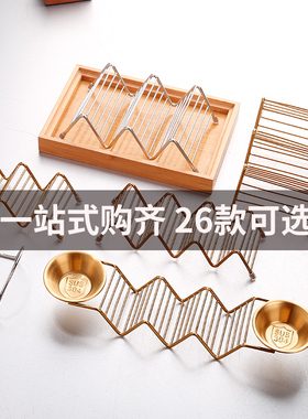 taco塔可薄饼架子v形塔克架餐厅春卷架墨西哥煎饼架玉米卷展示架