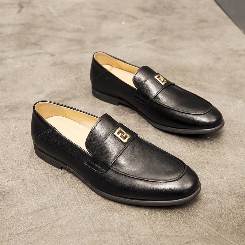 新款小皮鞋休闲潮鞋星座1805--L1733--P235，男鞋皮鞋，星座1805