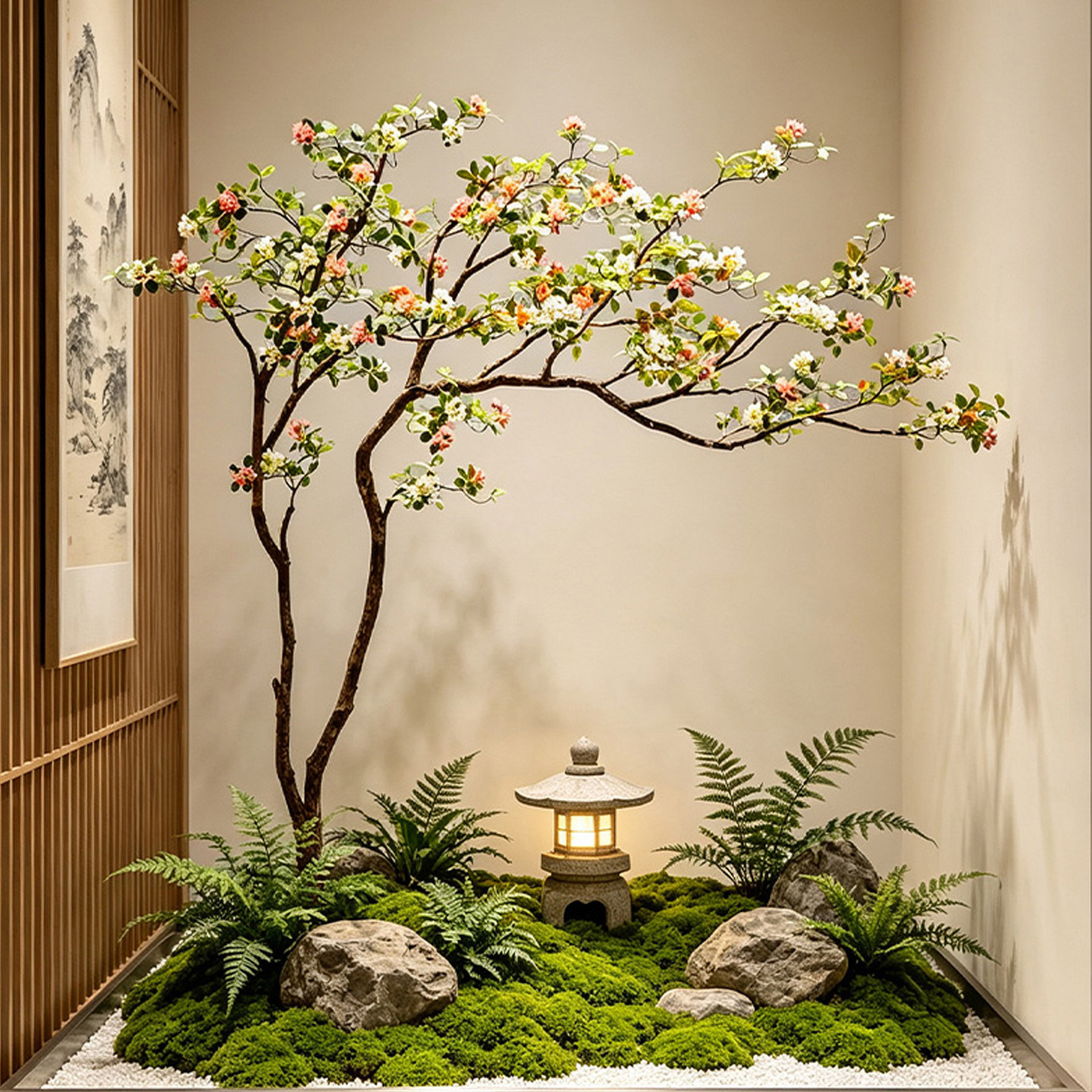 仿真大型假树海岛春花室内造景绿仿真绿植