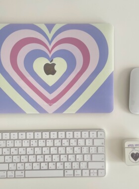 APEEL STUDIO 原创爱心光波保护壳适用MacBook14寸电脑壳Air13