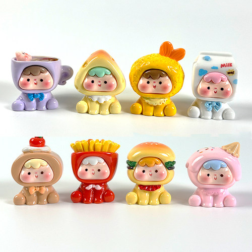 食玩崽崽潮玩树脂车载桌面小摆件