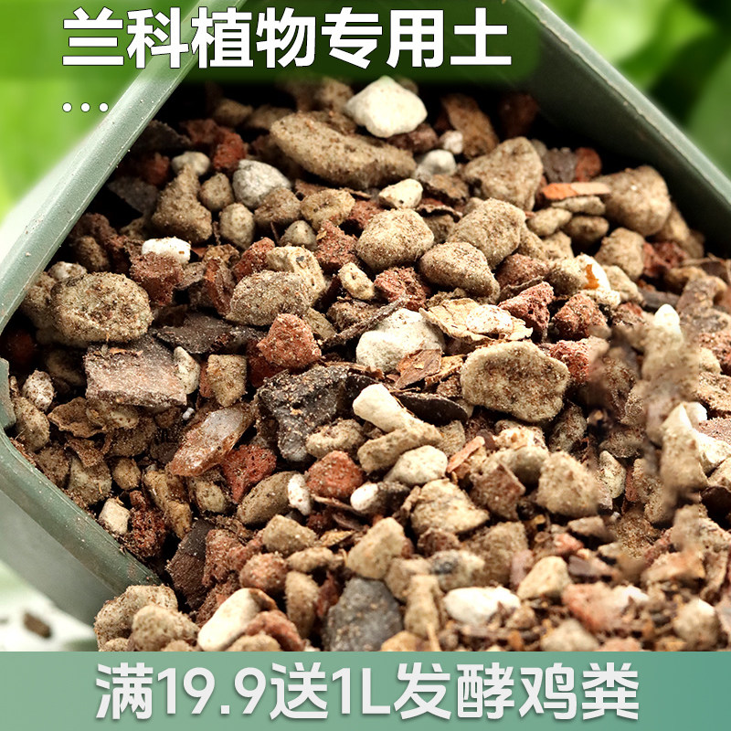 兰科植物专用配方营养土君子兰洋兰国兰家用养花种植土颗粒培养土