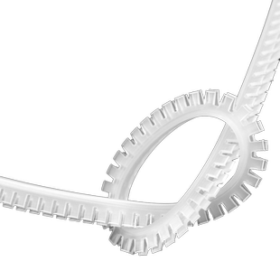 伊莱科齿型护线套自由绝缘护线齿配电箱保护圈齿形保护套带kg-010