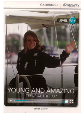 现货 剑桥分级阅读 剑桥探索Young and Amazing: Teens at the Top High Beginning Book with Online Access code