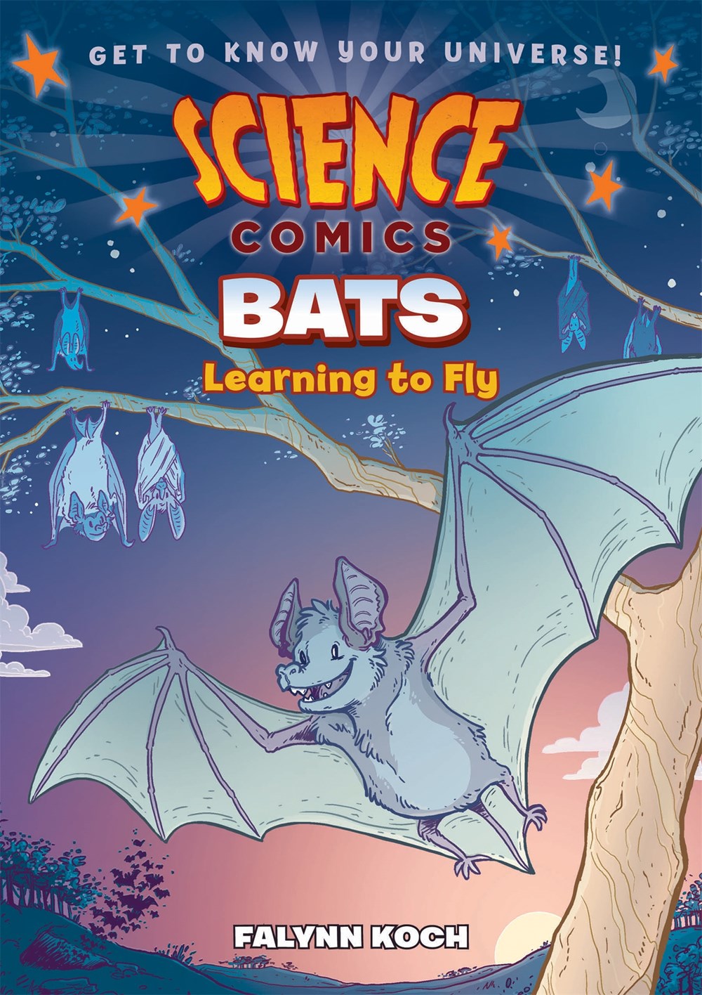 【科普漫画】蝙蝠:学习飞行(全彩)science comics: bats: learning to