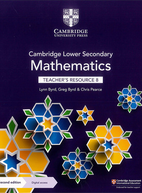 剑桥国际中学数学课程第二版Cambridge Lower Secondary Mathematics Teacher's Resource 8 with Digital Access教师资源