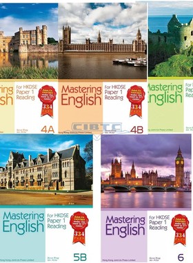 现货香港教材 香港中學文憑考試英國語文科 教辅书 参考书 高中英语练习 Mastering English  for HKDSE Paper 1 Reading
