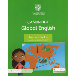 Global 英文原版 English 4级学生书 含学习账号 Learner 剑桥国际小学英语课程第二版 进口图书少儿外语教材 Book Cambridge