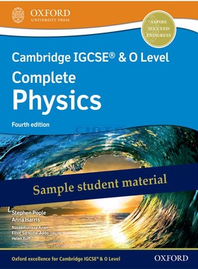 现货 剑桥国际中学课程 NEW Cambridge IGCSE & O Level Complete Physics: Student Book  第四版 IG物理 学生用书
