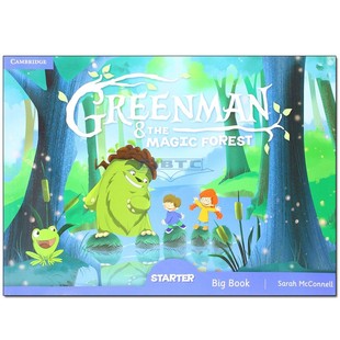 Forest 剑桥原版 the 现货 Starter 格林曼和魔法森林 Greenman Book 幼儿英语教材 入门级大书 and Big Magic