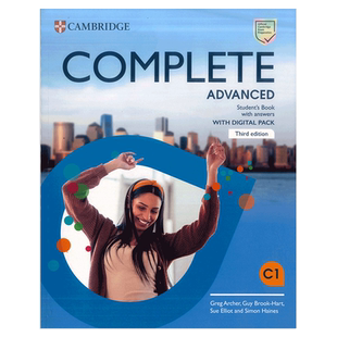 现货 Complete Advanced Student's Book with Answers with Digital Pack 学生用书带答案