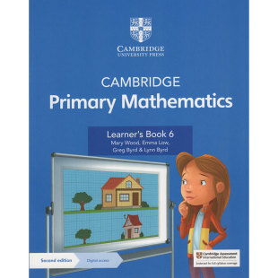 Primary 少儿英语教材英文原版 Mathematics 6级学生书 含学习账号 Learner 剑桥国际小学数学课程第二版 进口书 Book Cambridge