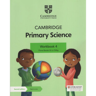 Cambridge 含学习账号 Workbook 4级练习册 Science 少儿英语教材英文原版 剑桥国际小学科学课程第二版 进口图书籍 Primary