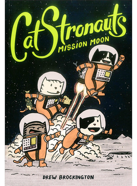英文原版 CatStronauts Mission Moon 猫猫历险记 月球使命 全彩漫画书 太空宇宙题材 英文版