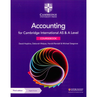 Accounting International 会计学生用书 Coursebook Access Digital with Level 剑桥国际英语课程Cambridge