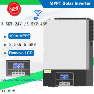 3.5/5.5KW mppt off grid  solar inverters with removable LCD