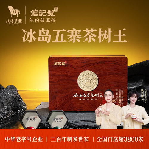 八马冰岛五寨茶树王普洱生茶